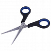 Ножницы BRAUBERG "Soft Grip", 140 мм, черно-синие, резиновые вставки, 3-сторонняя заточка, 230760
