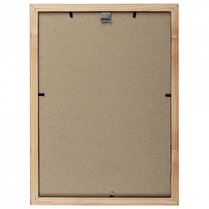 Рамка 21х30 см, дерево, багет 18 мм, BRAUBERG "HIT", темная вишня, стекло, 390257