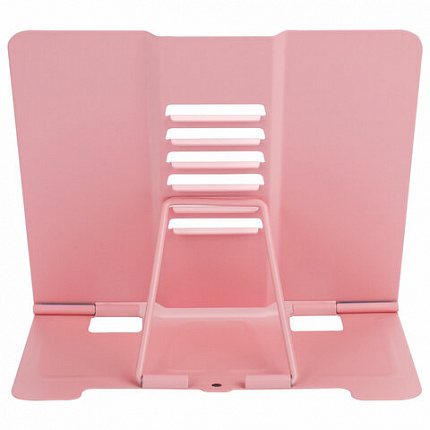 Подставка для книг и учебников ЮНЛАНДИЯ "Neon Unicorn", регулируемый угол наклона, металл, 237575