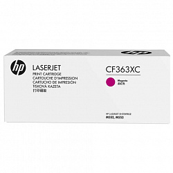 Картридж лазерный HP (CF363X) LaserJet Pro M552/M553, №508X, пурпурный, оригинальный, ресурс 9500 страниц