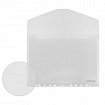 Папка-конверт с перфорацией А4, BRAUBERG "UNIVERSAL", КОМПЛЕКТ 10 шт., прозрачная, 0,15 мм, 273078