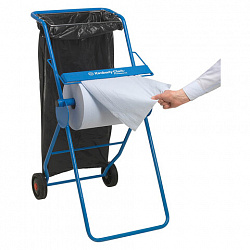 Бумага протирочная KIMBERLY-CLARK Wypall L20, 500 листов в рулоне, 33х38 см, 2-слойная, голубая, 7301