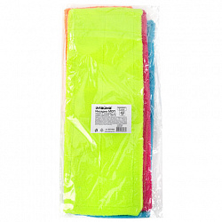 Насадка МОП плоская КОМПЛЕКТ 4 шт., УНИВЕРСАЛЬНАЯ для швабр 38-42 см (ТИП К), микрофибра, LAIMA, 607459