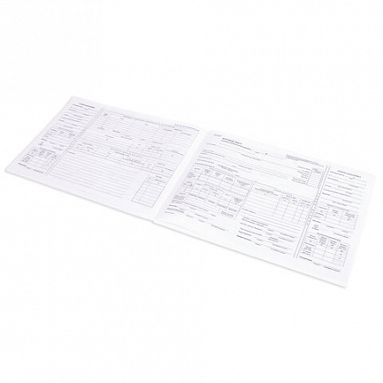 Бланк, офсет, "Путевой лист автобуса не общего пользования", А4 (198х275 мм), СПАЙКА 100 шт., STAFF, 130272