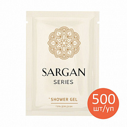 Гель для душа одноразовый 10 мл, КОМПЛЕКТ 500 шт., GRASS SARGAN, саше, флоупак, 125209
