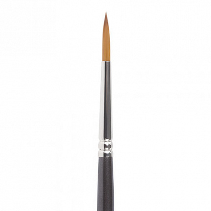 Кисть художественная проф. BRAUBERG ART CLASSIC, синтетика мягкая под колонок, кругл, № 4, кор руч, 200689