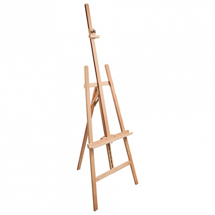 Мольберт напольный BRAUBERG ART CLASSIC, бук, угол 60°, 63х174(231)х68см, высота холста 126см,190652
