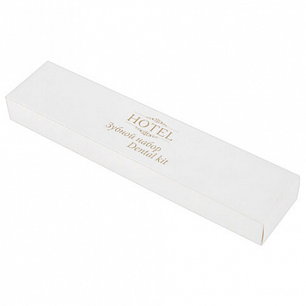 Зубной набор КОМПЛЕКТ 200 шт., HOTEL (зубная щётка + зубная паста 5 г), картон, 4634