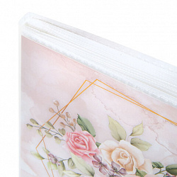 Фотоальбом BRAUBERG "Watercolor flowers" на 36 фото 10х15 см, мягкая обложка, 391431