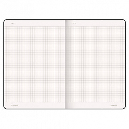 Блокнот А5 (130х210 мм), BRAUBERG ULTRA, балакрон, 80 г/м2, 96 л., клетка, бирюзовый, 113039