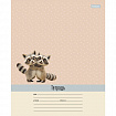 Тетрадь 18 л., HATBER, клетка, обложка картон, "ВОТ ЕНОТ" (микс в спайке), 096746, 18Т5В1