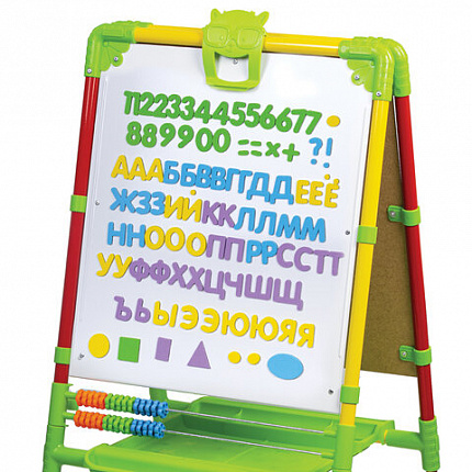 Мольберт растущий для мела/магнитно-маркерный, 53х46 см, BRAUBERG "NIKA KIDS", светофор, 238051