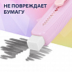 Ластики выдвижные с кистью 2 в 1 BRAUBERG "Slider Duo", НАБОР 4 ШТУКИ, 85х21х15 мм, пастельные цвета ассорти, блистер, 271993