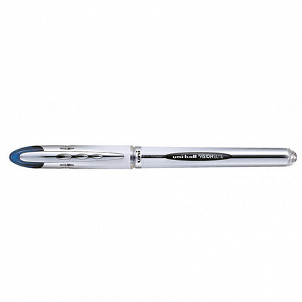 Ручка-роллер UNI-BALL (Япония) "Vision Elite", СИНЯЯ, узел 0,8 мм, линия письма 0,6 мм, UB-200(08)BLUE