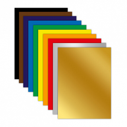 Цветная бумага А4 офсетная ВОЛШЕБНАЯ, 10л. 10цв., 200х280мм, ЮНЛАНДИЯ "ДОМИКИ", 116960