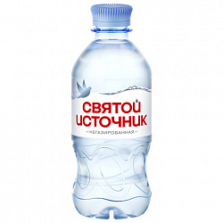 Вода негазированная питьевая СВЯТОЙ ИСТОЧНИК 0,33 л