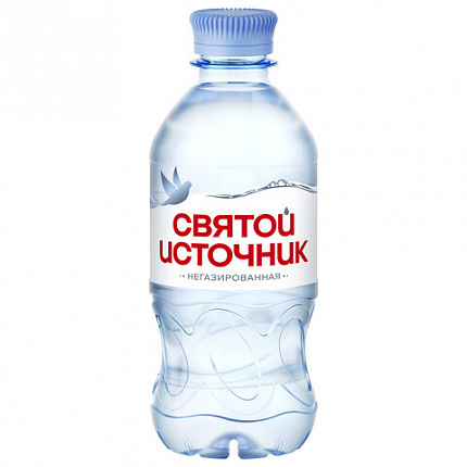 Вода негазированная питьевая СВЯТОЙ ИСТОЧНИК 0,33 л