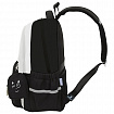 Рюкзак SNOOBAG (СНУБЭГ) PROACTIVE с кошельком, 2 отделения, "Позитив", черно-белый, 40х29х17 см, 274447