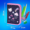 Пенал ПИФАГОР, 1 отделение, полиэстер, 19х13 см, "Leapfrog", 273472