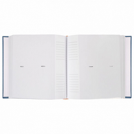 Фотоальбом BRAUBERG "Джинс" на 200 фото 10х15 см, ткань, бумажные страницы, переплет, бокс, 391173