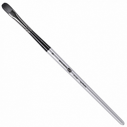 Кисти художественные набор 23 шт синтетика с мастихином в пенале, BRAUBERG ART DEBUT,