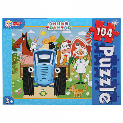 Пазл картонный для детей, лицензия АССОРТИ, УМНЫЕ ИГРЫ