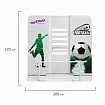 Подставка для книг и учебников большая ЮНЛАНДИЯ "Play Football", регулируемый наклон, металлическая, 237574