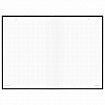 Блокнот БОЛЬШОЙ ФОРМАТ 200х290 мм, А4, 80 л., твердый, клетка, BRAUBERG "Minimal", черный, 116432