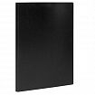 Папка с боковым металлическим прижимом STAFF, черная, до 100 листов, 0,5 мм, 229233