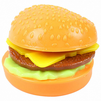 Игрушка-антистресс "БУРГЕР", 7 см, дисплей, JOLLY JOT (ДЖОЛЛИ ДЖОТ), 665799