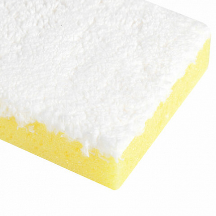 Насадка МОП для швабры самоотжимной "Бабочка" 601468, спонж/микрофибра 26 см, на липучке, LAIMA, 601486