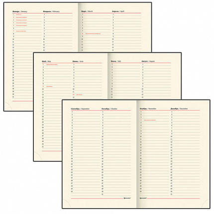 Ежедневник недатированный А5 138х213 мм BRAUBERG "FLAME", под кожу, 160 л., черный, золотой срез, 113426