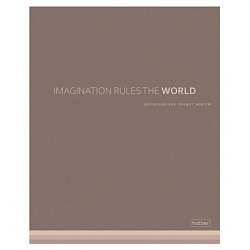 Тетрадь А5, 96 л., HATBER, скоба, клетка, Soft-touch ламинация, "Мечтай!" (микс в спайке), 090512, 96Т5лВ1