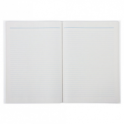 Книга учета 96 л., линия, твердая, картон, глянцевая, типографский блок, А4 (200х290 мм), STAFF, 130221