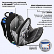Ранец BRAUBERG PREMIUM, 2 отделения, с брелоком, "Неоновый рыцарь", объемный дизайн, 38х29х16 см, 274395