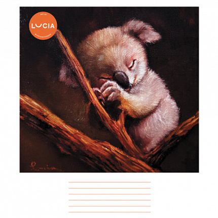 Тетрадь 24 л., HATBER клетка, обложка картон, "Узнай себя!" (Lucia Heffernan) (микс в спайке), 086740, 24Т5В1