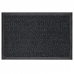 Коврик входной ИЗНОСОСТОЙКИЙ влаговпитывающий 60х90 см, толщина 8 мм, ТАФТИНГ, серый, LAIMA EXPERT, 606883