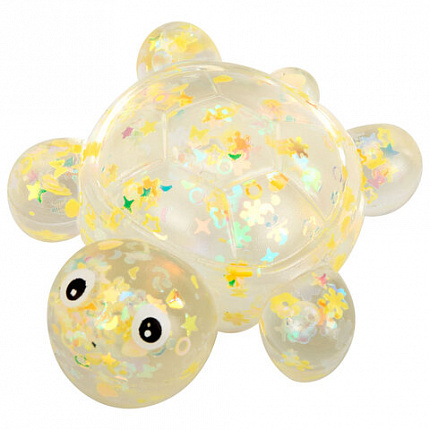 Игрушка-антистресс "ПРОЗРАЧНАЯ ЧЕРЕПАШКА", 8 см, ассорти 4 цвета, дисплей, JOLLY JOT (ДЖОЛЛИ ДЖОТ), 665796