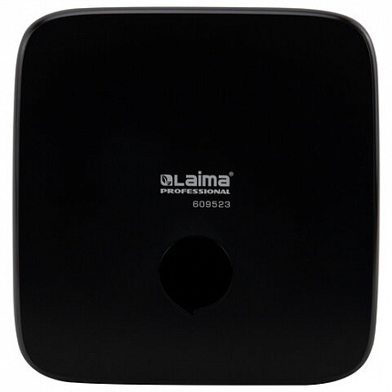 Диспенсер для полотенец LAIMA PROFESSIONAL PREMIUM BLACK (Система H3), V-сложения, черный, ABS-пластик, 609523