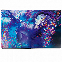 Дневник 1-11 класс 48 л., кожзам (твердая с поролоном), печать, цветной блок, BRAUBERG, "Ниндзя", 106950