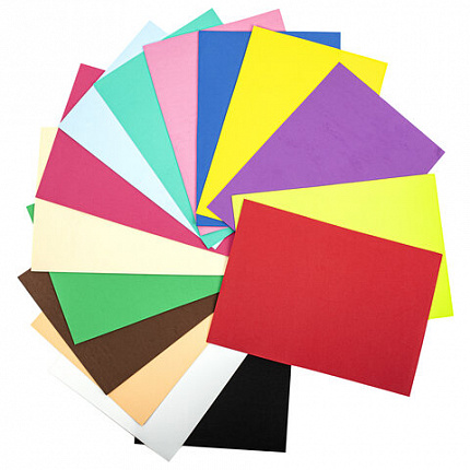 Пористая резина/фоамиран А4, 1 мм, НАБОР, 15 листов, 15 цветов, яркие цвета, ОСТРОВ СОКРОВИЩ, 665097