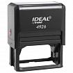 Оснастка для штампа, оттиск 75х38 мм, синий, TRODAT IDEAL 4926 P2, корпус черный, подушка, 167471/202767