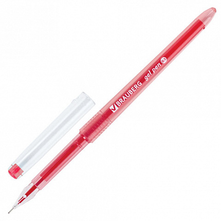 Ручки гелевые BRAUBERG DIAMOND, НАБОР 12 ЦВЕТОВ, узел 0,5 мм, линия письма 0,25 мм, 143377