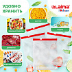 Пакеты с замком-застежкой (слайдер), комплект 15 шт., 1 литр, ПВД, толщина 45 микрон, LAIMA, 606220