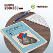 Обложки ПП для учебников старших классов МАЛОГО ФОРМАТА, КОМПЛЕКТ 5 шт., КЛЕЙКИЙ КРАЙ, 70 мкм, 230х380 мм, прозрачные, ПИФАГОР, 227411