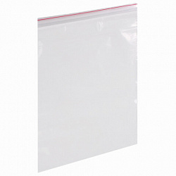 Пакеты с замком ZIP LOCK "зиплок", комплект 100 шт., 200х250 мм, ПВД, толщина 40 микрон, BRAUBERG, 606215