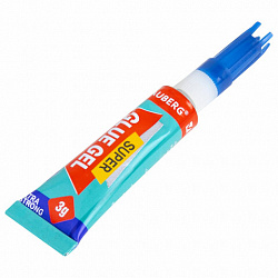 Клей-гель моментальный (суперклей) BRAUBERG "EXTRA", 3 г, УЛЬТРАПРОЧНЫЙ, отрывная мультикарта, 608103