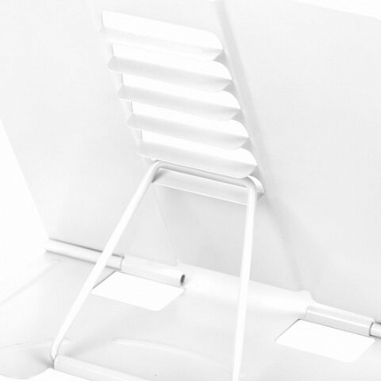 Подставка для книг и учебников BRAUBERG, White, регулируемый угол наклона, металл, 238056
