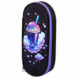 Пенал-футляр BRAUBERG, 1 отделение, органайзер, полиэстер, 22x9х5 см, "Spaceshake", 273565