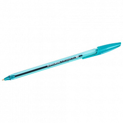 Ручки шариковые BRAUBERG X-30 COLOR MIX, КОМПЛЕКТ 12 ШТ., СИНИЕ, пишущий узел 1 мм, линия письма 0,5 мм, 144336